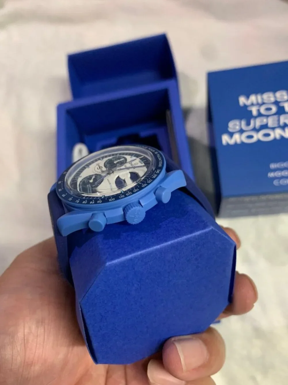 Omega x Swatch Mission To The Super Blue Moon Phase